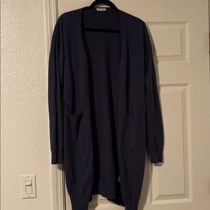 SOFT blue cardigan